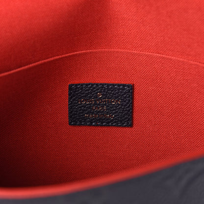 Louis Vuitton Empreinte Pochette Felicie Chain Wallet Marine Rouge 7 of 9