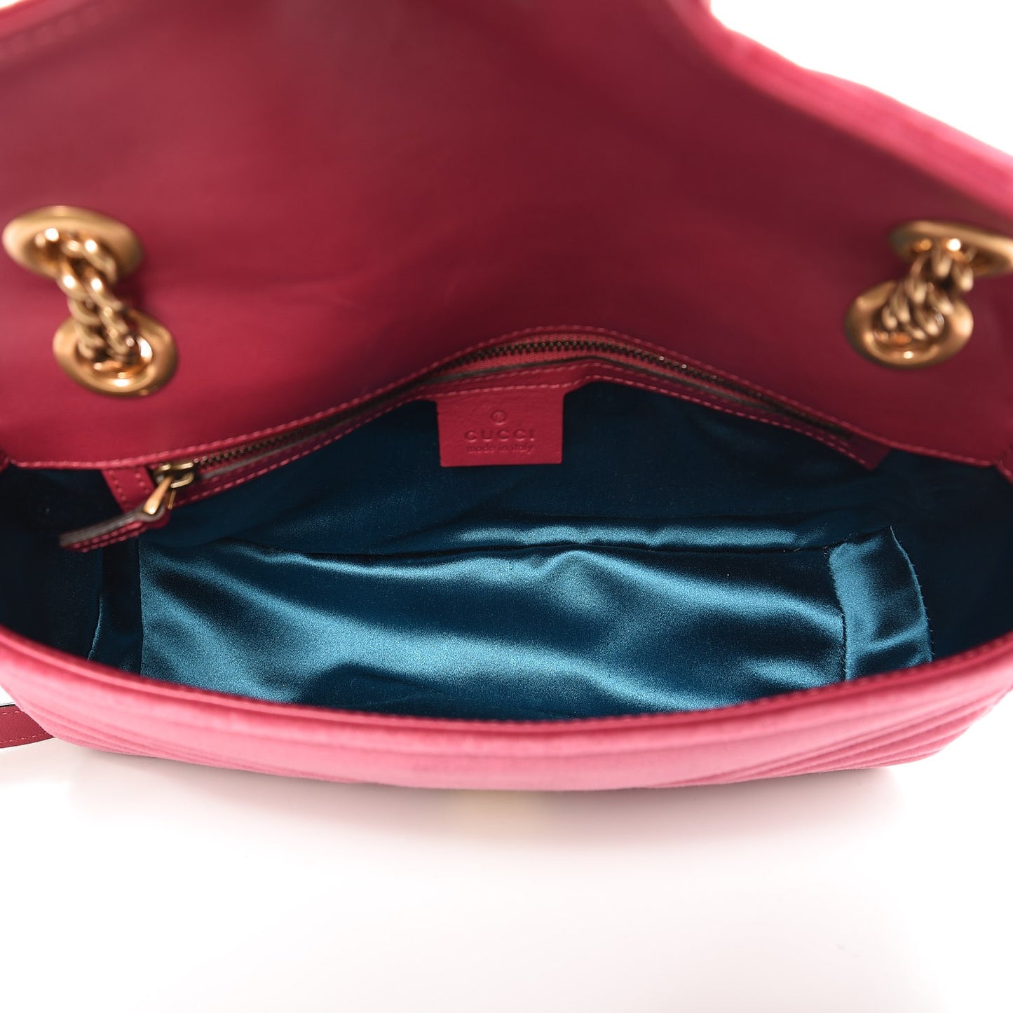 Velvet Matelasse Small GG Marmont Shoulder Bag Light Raspberry Rose