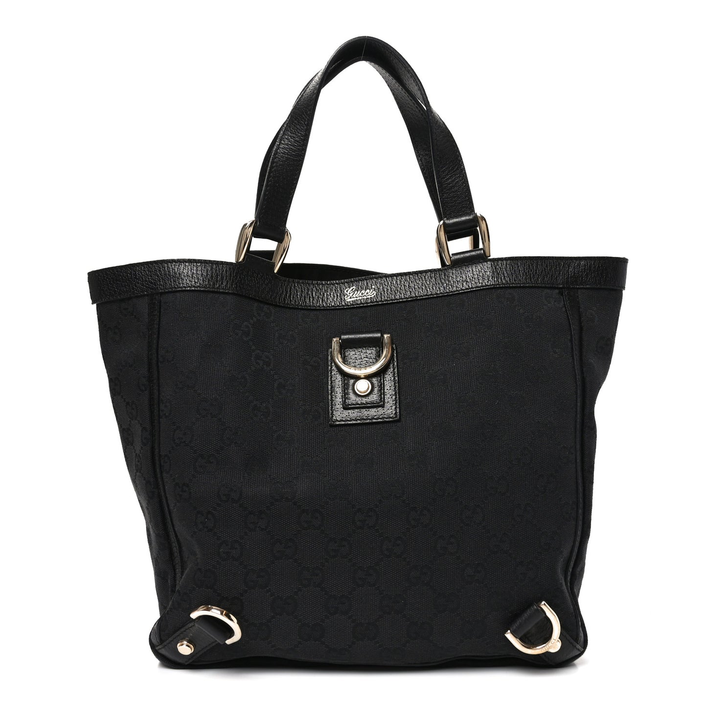 Monogram Small Abbey Tote Black
