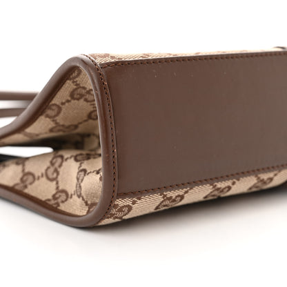 Gucci Monogram Small Bardot Bag Brown 9 of 13