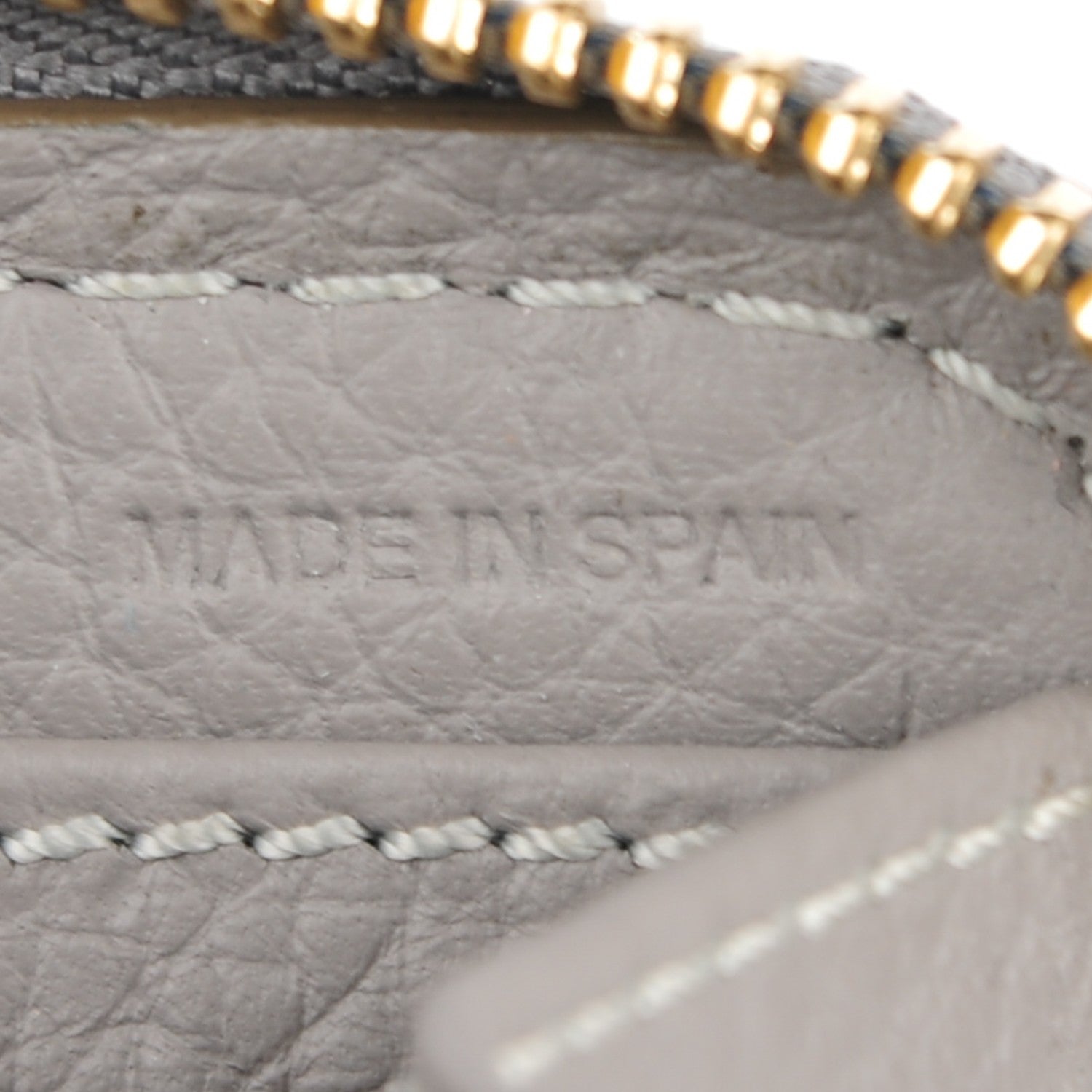 Chloe Calfskin Marcie Long Zip Around Wallet Cashmere Grey 7 of 8