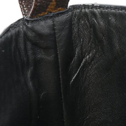 Louis Vuitton Calfskin Monogram Metropolis Flat Ranger Boots 39 Black 10 of 11