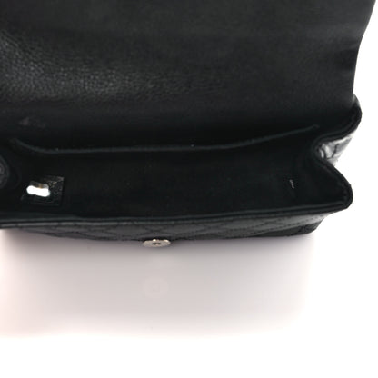 Chanel Grained Calfskin Quilted 2.55 Reissue Flap Belt Bag Clutch Black 5 of 12