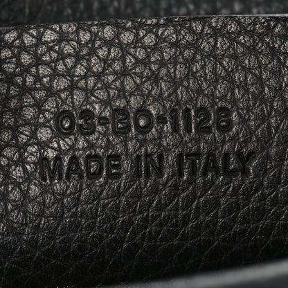 Christian Dior X KAWS Grained Calfskin Bee Saddle Pouch Black 7 of 10