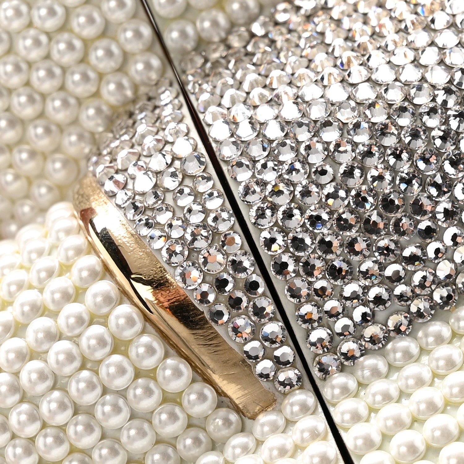 Judith Leiber Pearl Crystal Sweetheart Bear Minaudiere Clutch White 22 of 23