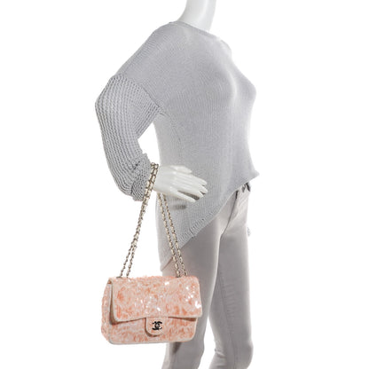 Chanel Sequin Paillette Small Flap Light Pink 2 of 8