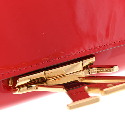 Louis Vuitton Patent Louise Clutch Cherry 9 of 9