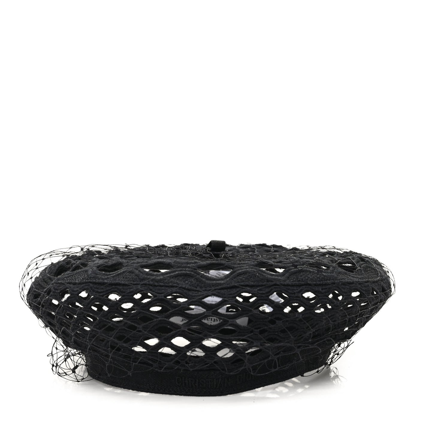 Mesh Arty Veil Beret 58 Black