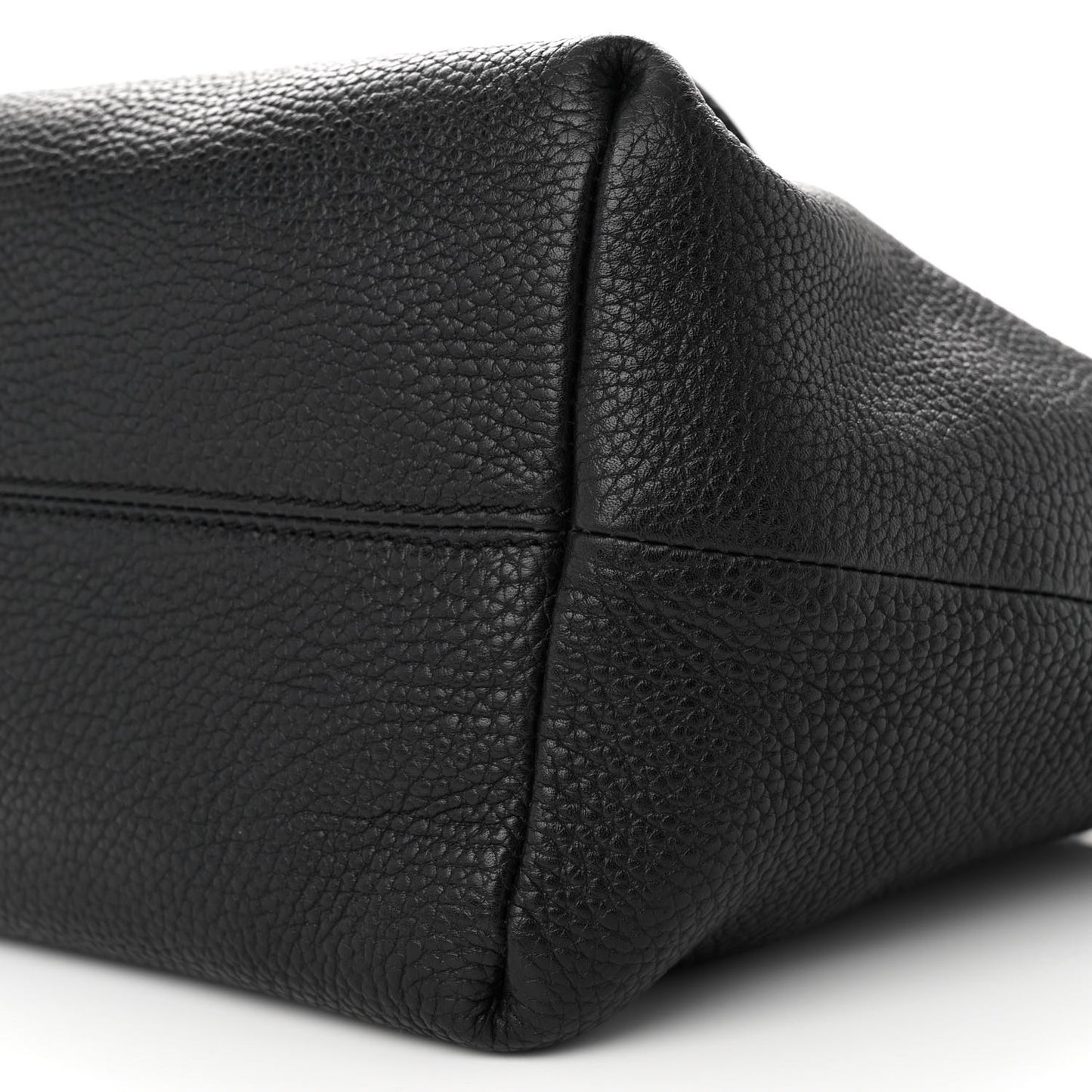 London Grainy Calfskin Small Salisbury Tote Black
