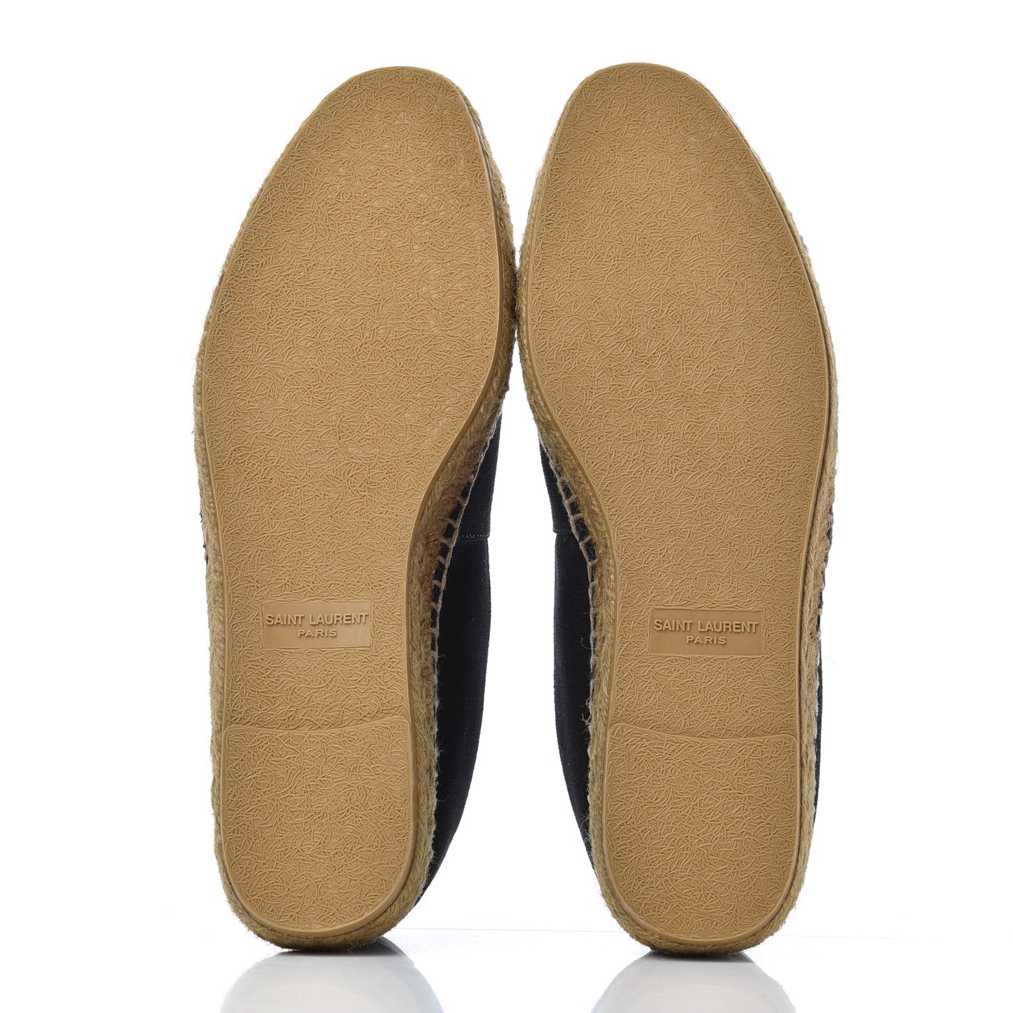 Canvas Nappa Elba Light Logo Embroidered Espadrilles 41 Black