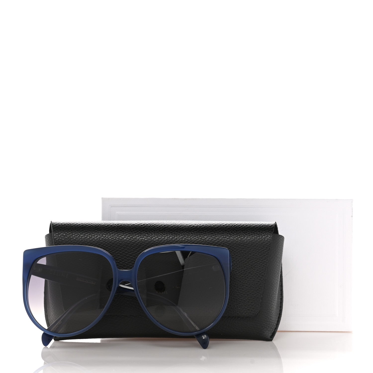 Celine Acetate Oversized Sunglasses CL400481 Blue 8 of 8
