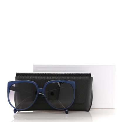 Celine Acetate Oversized Sunglasses CL400481 Blue 8 of 8