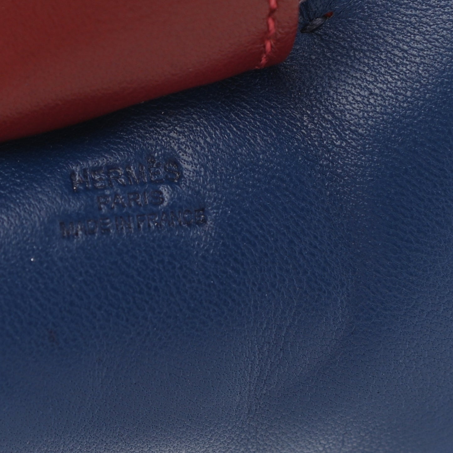 Milo Lambskin Grigri Rodeo Horse Bag Charm MM Bleu de Malte Rouge H Peony