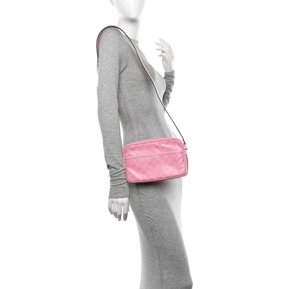 Gucci GG Crystal Monogram Mini Shoulder Bag Sugar Pink 2 of 12