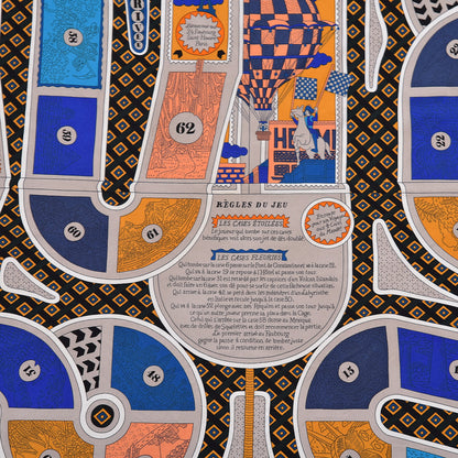 Hermes Silk Le Tour Du Monde En 63 Cases Scarf 90 4 of 7