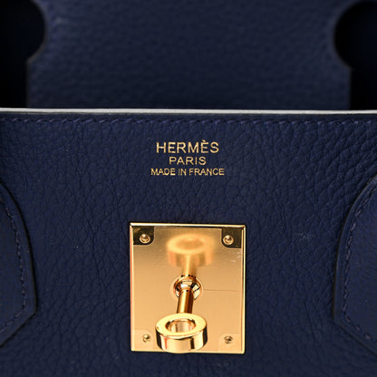 Hermes Togo Birkin 30 Bleu Saphir 6 of 13