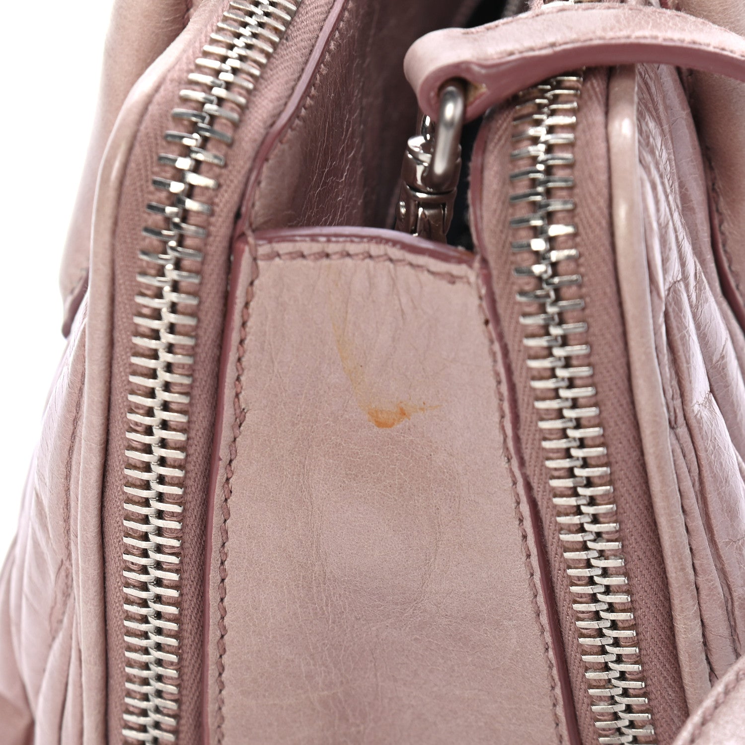 Miu Miu Nappa Matelasse Lux Mini Crossbody Tote Mughetto 9 of 9