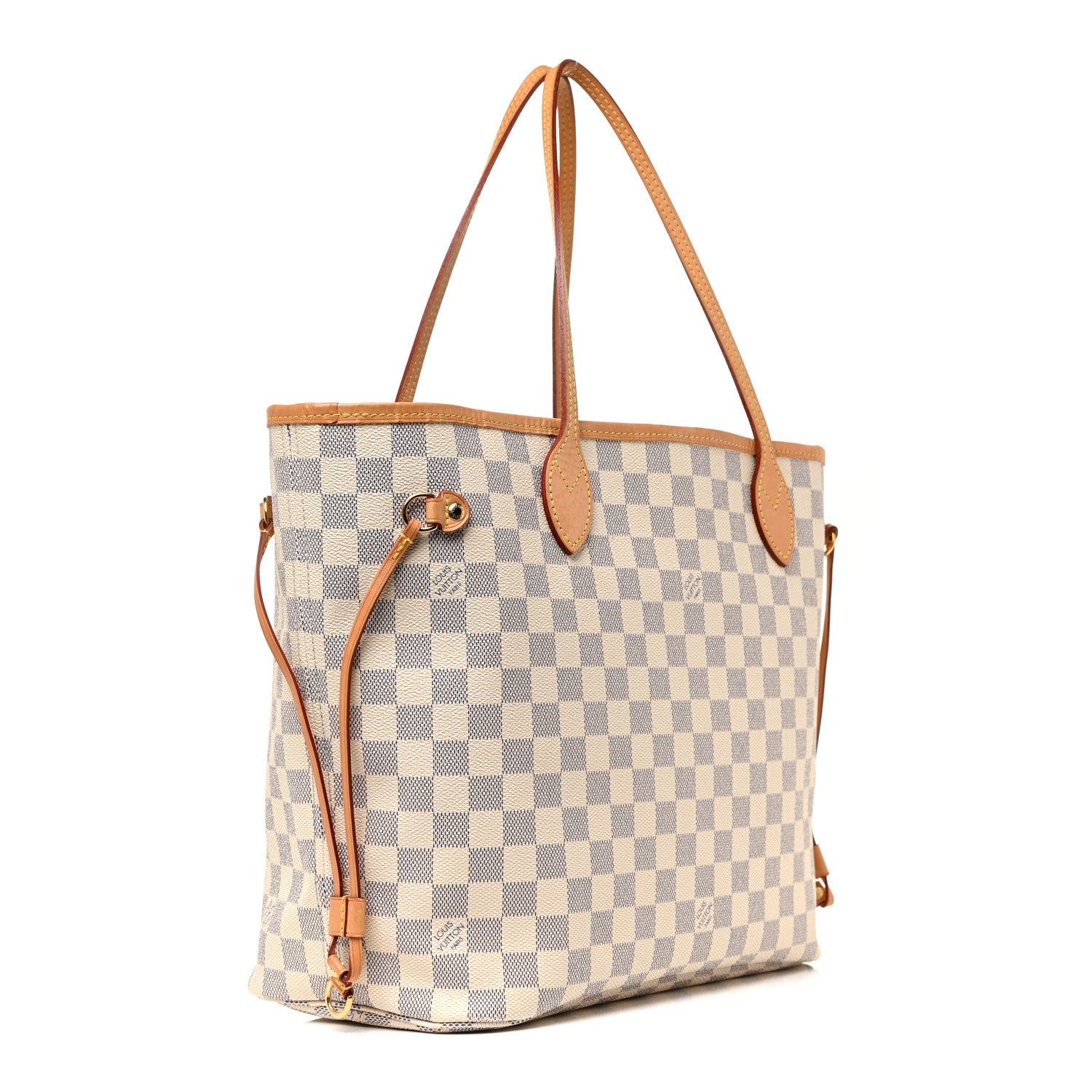 Louis Vuitton Damier Azur Neo Neverfull MM Rose Ballerine 3 of 22
