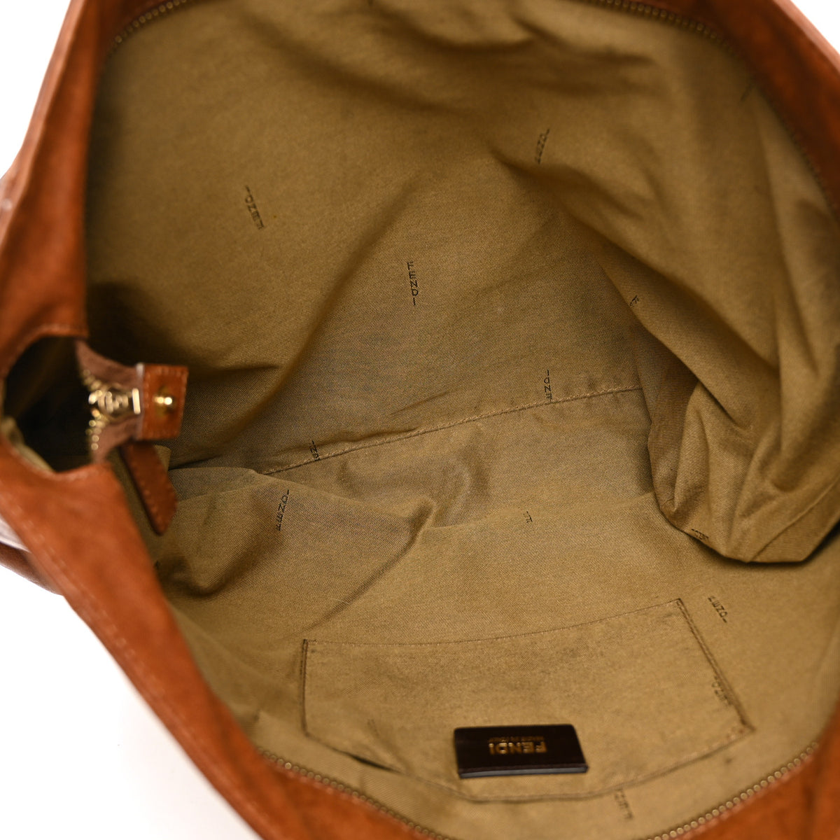 Calfskin Big Forever Tote Brown