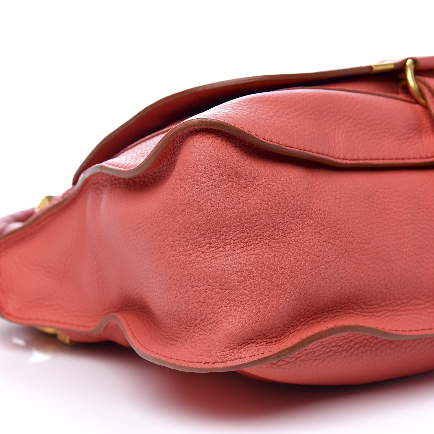 Chloe Calfskin Medium Marcie Satchel Coral Pop 7 of 9
