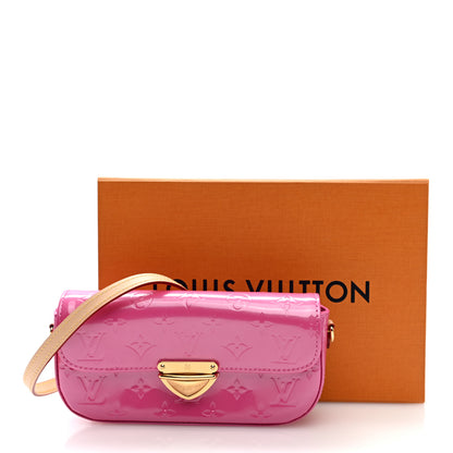 Louis Vuitton Vernis Malibu Pochette Neon Pink 10 of 10