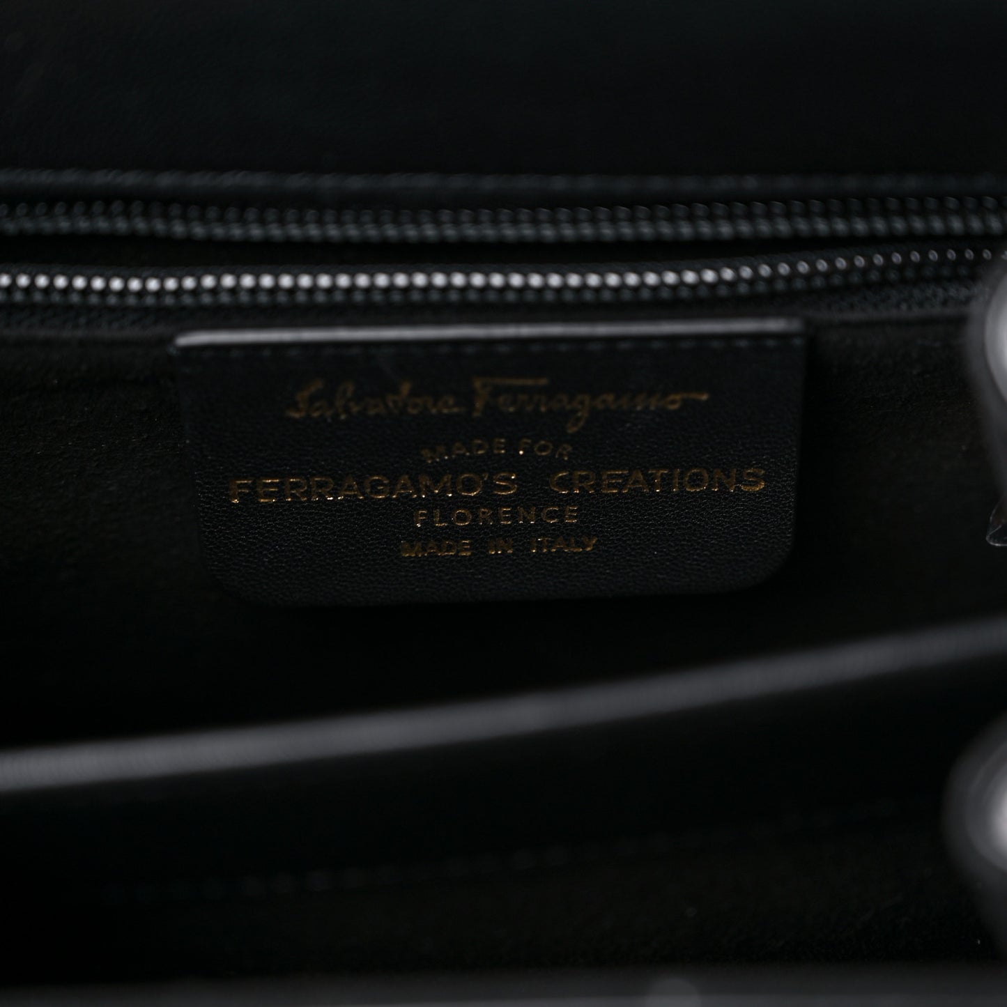 Brushed Off Calfskin Iconic Top Handle Bag Black