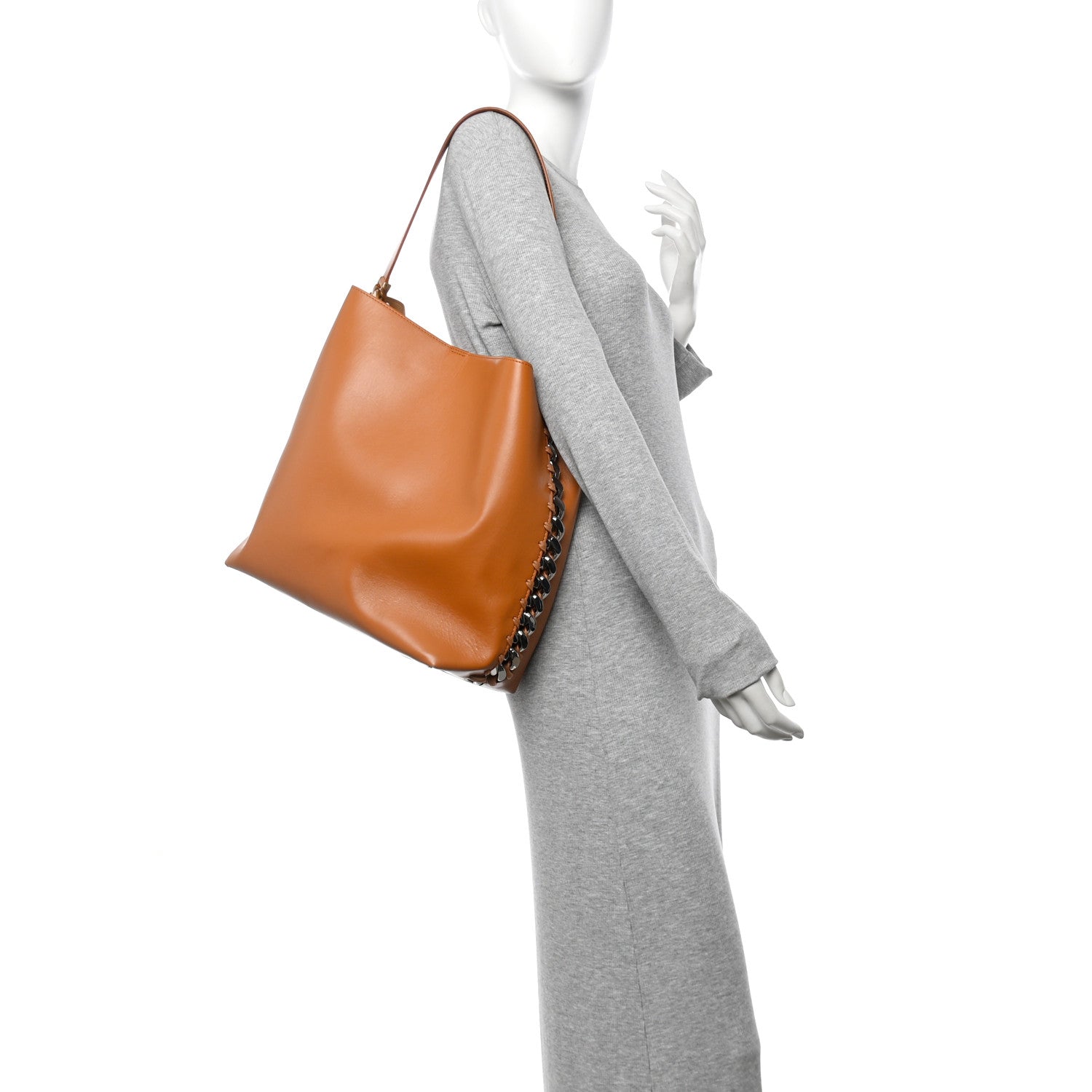 Stella McCartney Alter Nappa Frayme Tote Brick 2 of 11