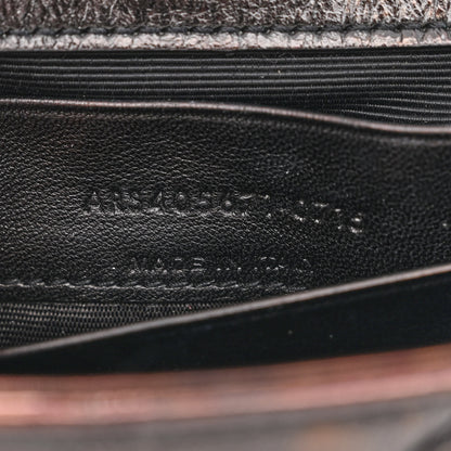 Saint Laurent Calfskin Matelassé Monogram Classic Baby Punk Chain Bag Black 8 of 14