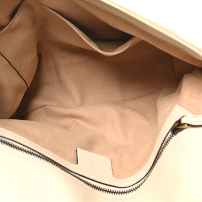 Gucci Calfskin Matelasse Medium GG Marmont Shoulder Bag White 5 of 10