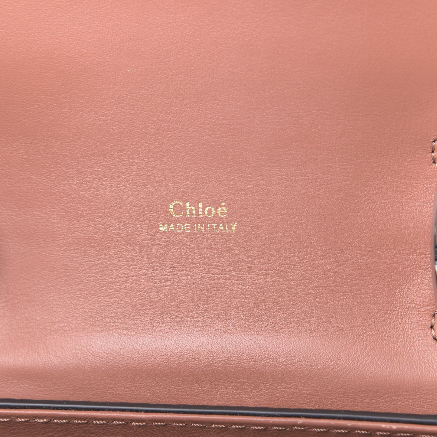 Calfskin Crocodile Embossed Small Aby Day Shoulder Bag Chestnut Brown