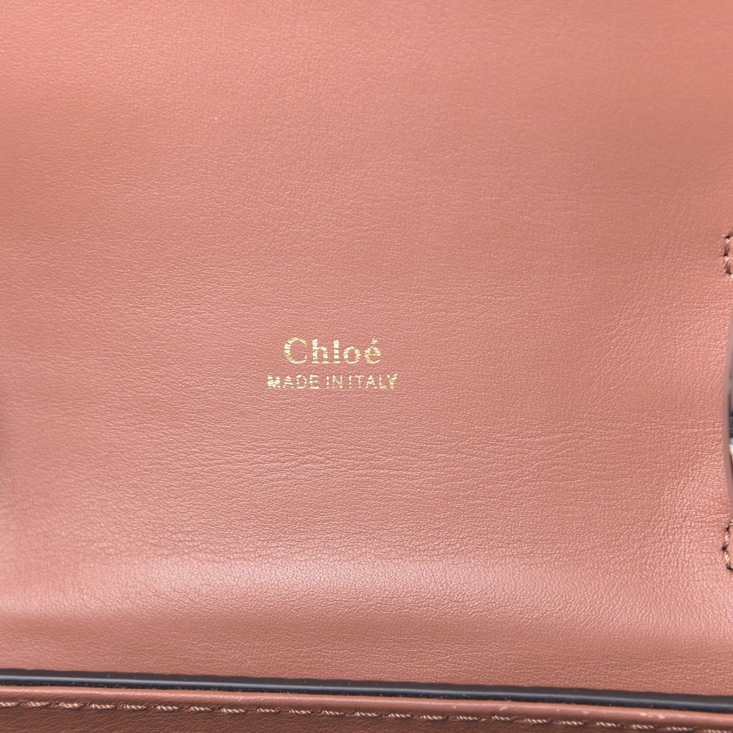 Chloe Calfskin Crocodile Embossed Small Aby Day Shoulder Bag Chestnut Brown 6 of 10