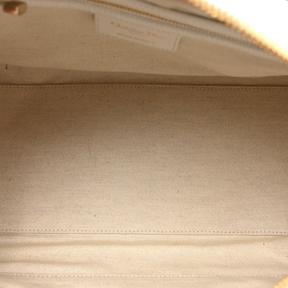 Christian Dior Calfskin Dior Vibe Zip Bowling Bag White 5 of 14