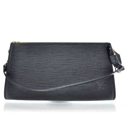 Louis Vuitton Epi Pochette Accessories 24 Black 1 of 10