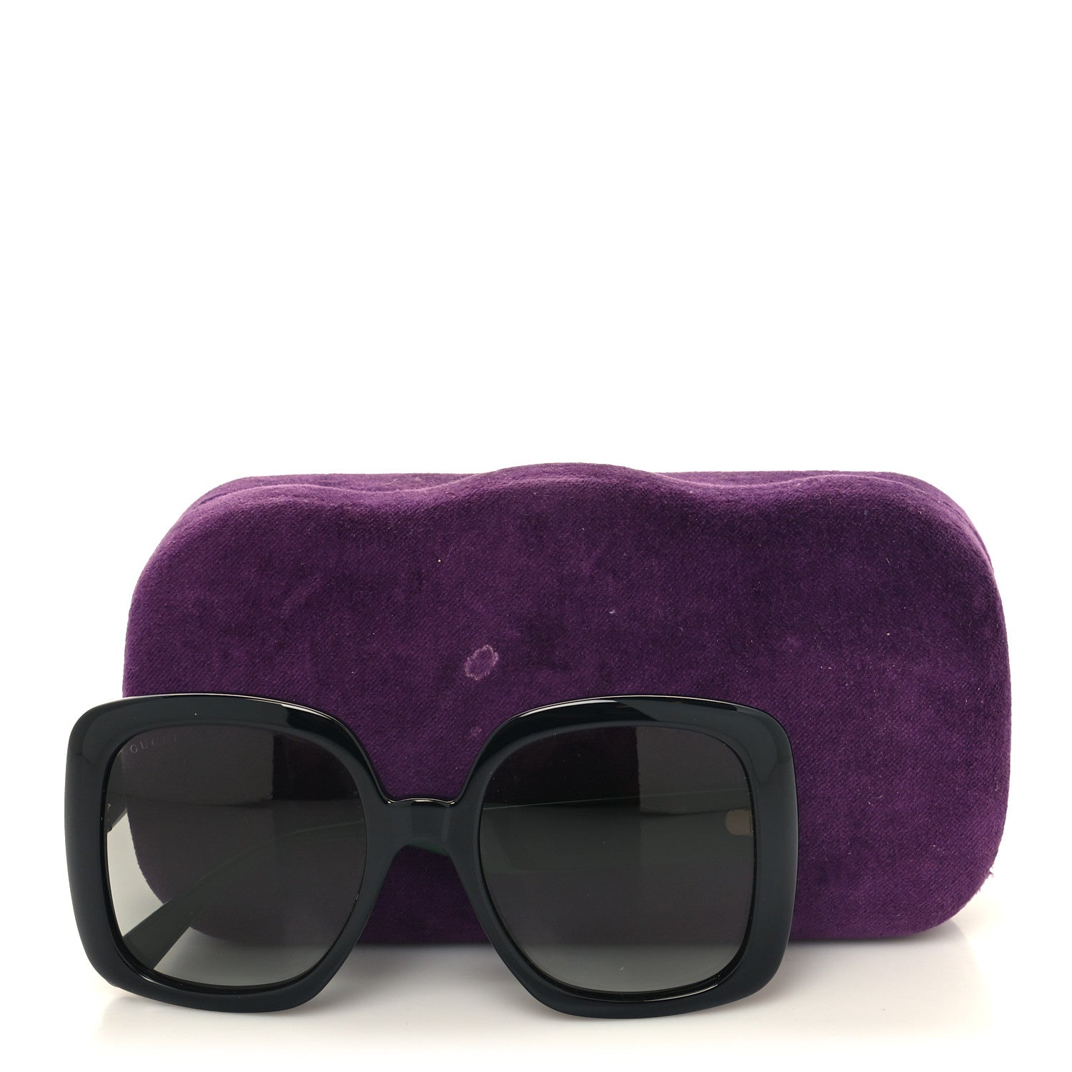 Gucci Acetate Square GG Web Sunglasses GG0713S Black 8 of 8