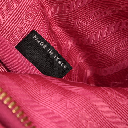 Prada Tessuto Nylon Saffiano Mini Camera Crossbody Fuxia 7 of 8