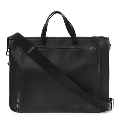 Loewe Calfskin Wide Briefcase Black 1 of 11