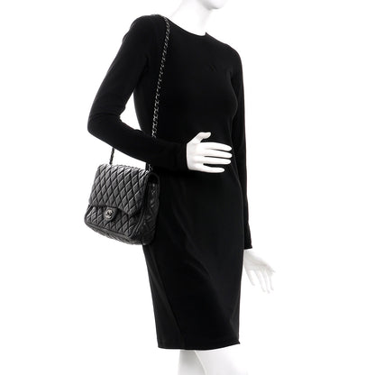 Chanel Caviar Quilted Large Now and Forever Flap Black 2 of 7
