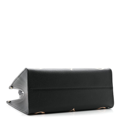Louis Vuitton Empreinte Monogram Giant Onthego MM Black Beige 7 of 19