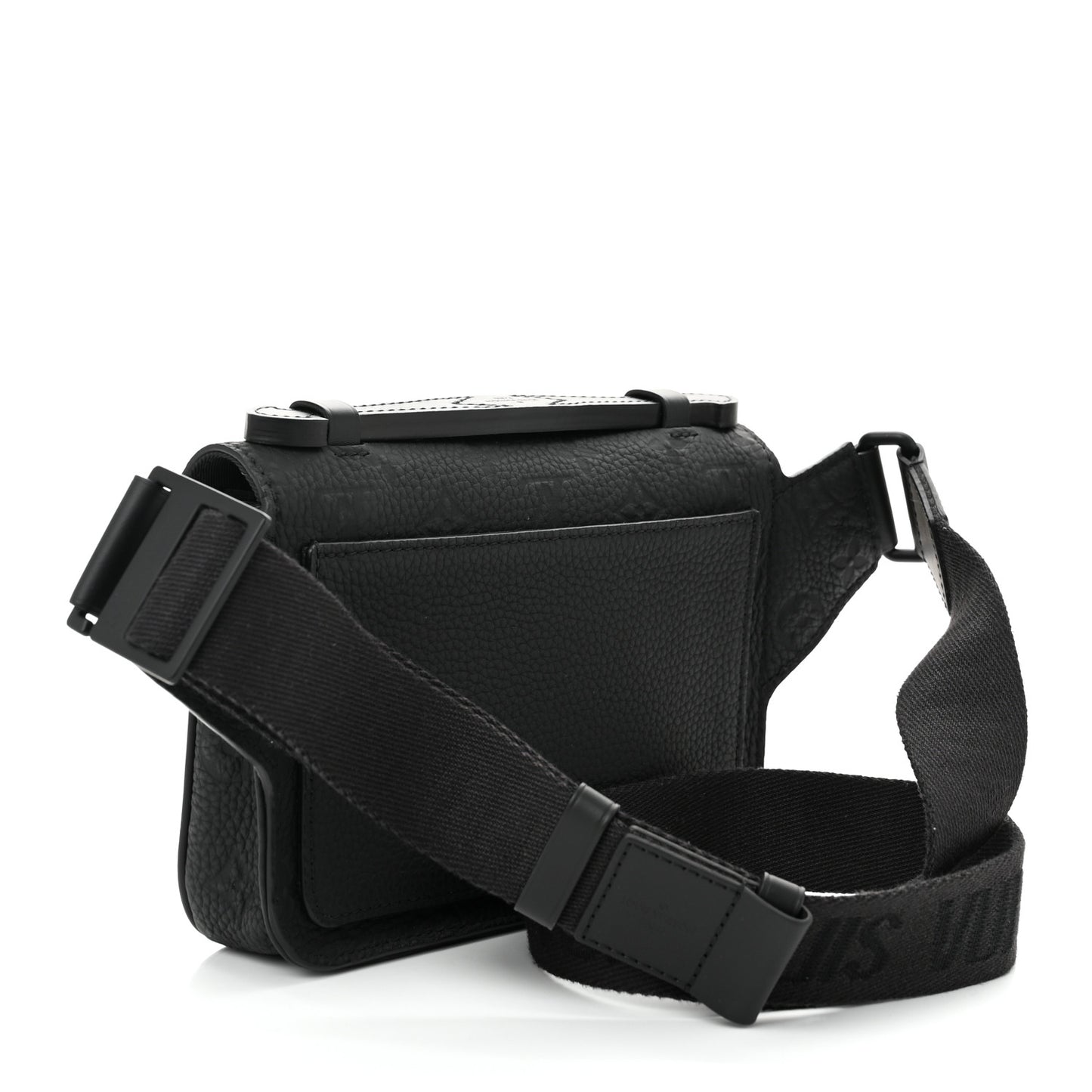 Taurillon Monogram S Lock Sling Bag Black