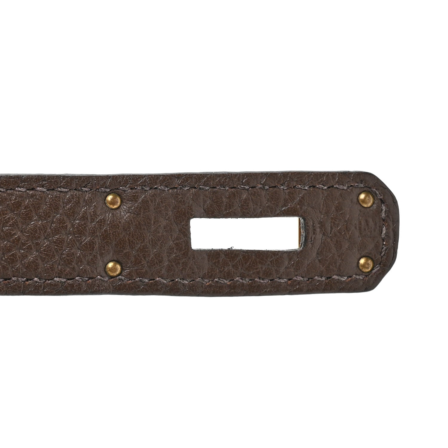 Hermes Taurillon Clemence Birkin 35 Chocolate 7 of 11
