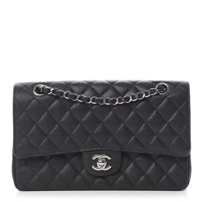 Chanel Caviar Quilted Medium Double Flap Black 1 of 11
