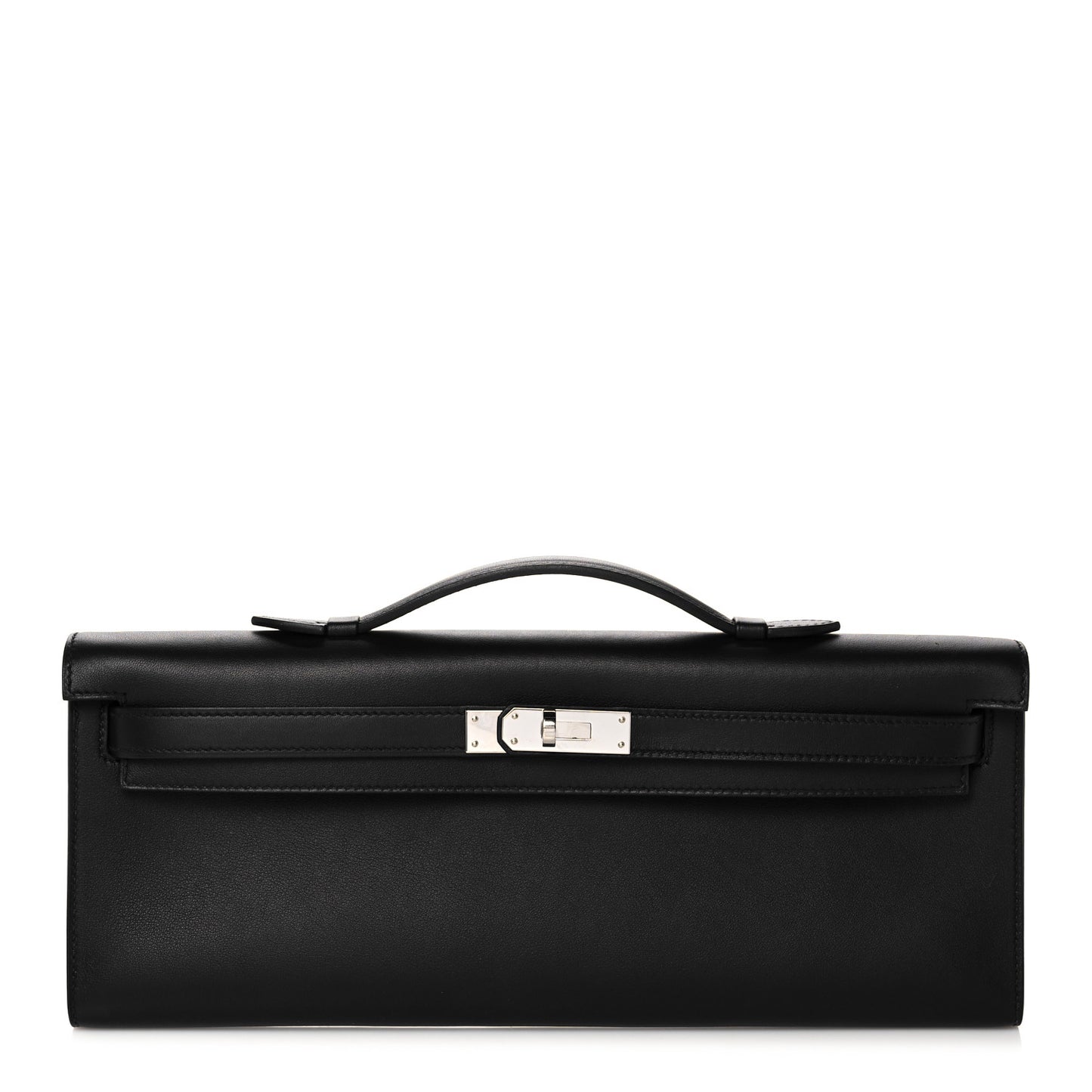 Swift Kelly Cut Clutch Pochette Black