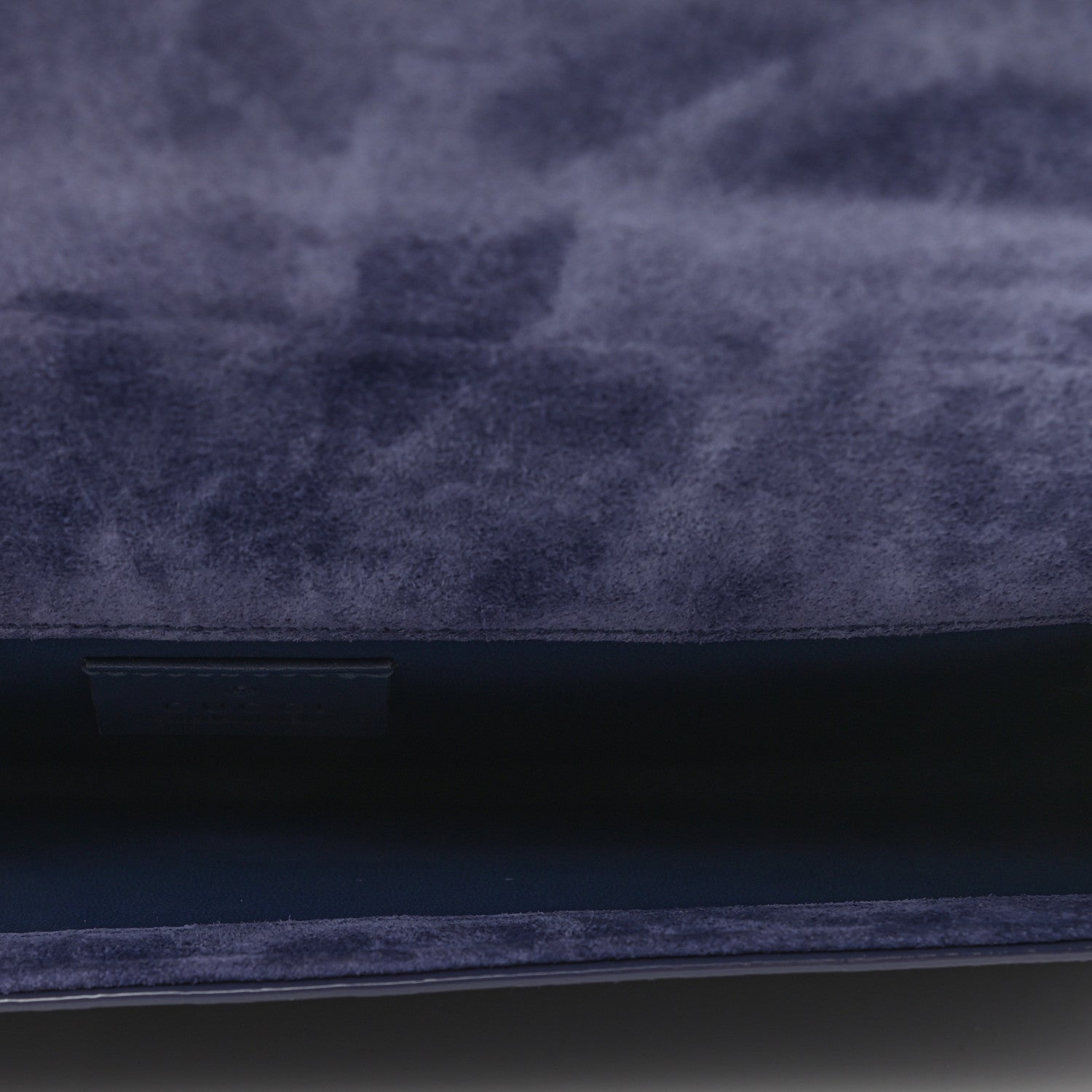 Gucci Patent Microguccissima Small Broadway Clutch Blue 5 of 9