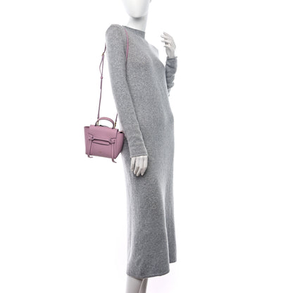 Celine Grained Calfskin Pico Belt Bag Rose Quartz 2 of 9