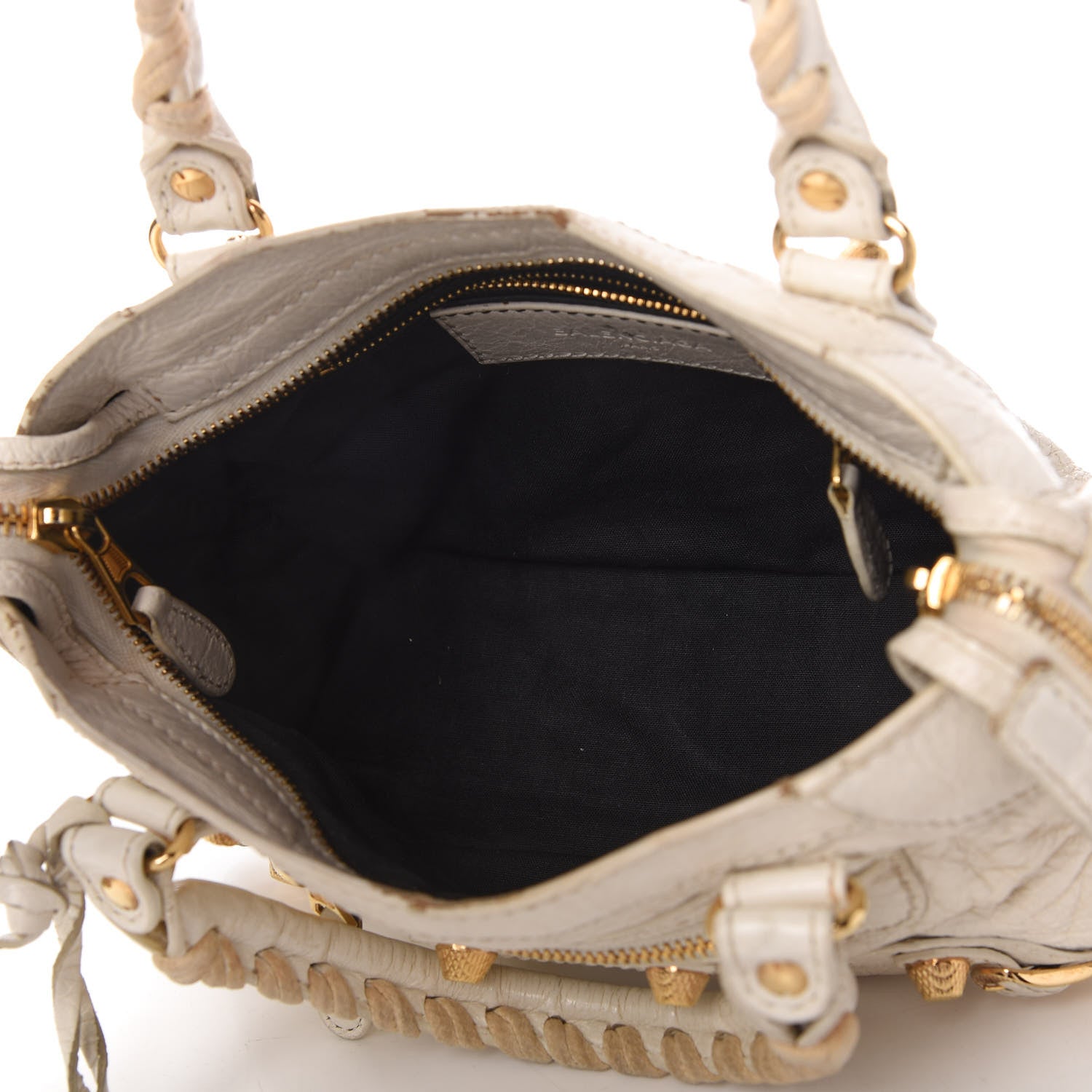 Balenciaga Agneau Giant 12 Gold Hardware Mini City Ivory 5 of 14