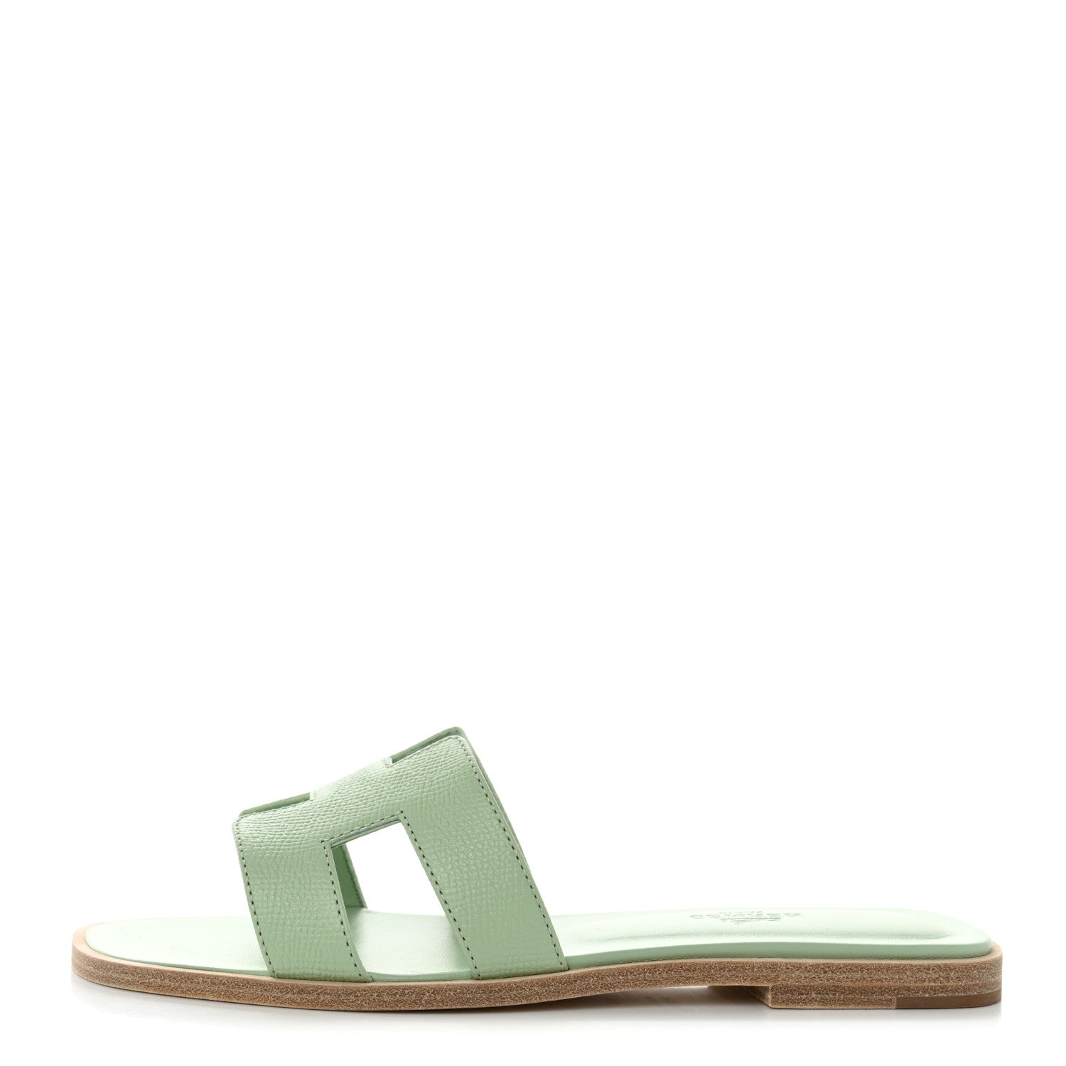 Hermes Epsom Oran Sandals 36 Vert Jade 1 of 9