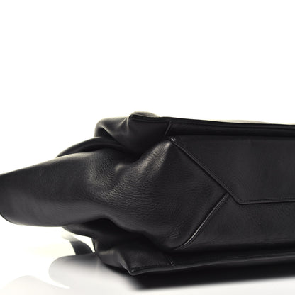 Celine Supple Natural Calfskin Medium Tri-Fold Bag Black 8 of 11