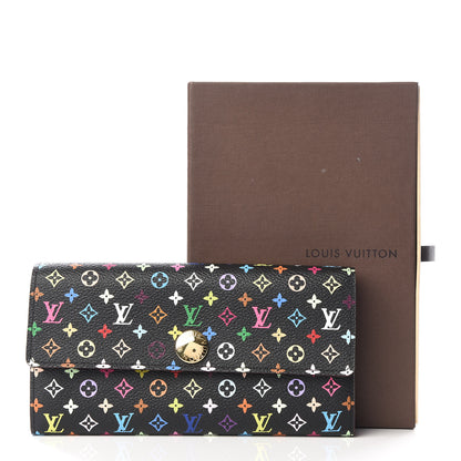 Louis Vuitton Monogram Multicolor Sarah Wallet Black Grenade 10 of 10