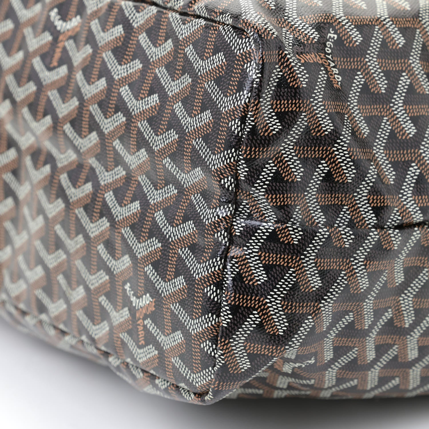 Goyard Goyardine Saint Louis PM Black Gold 6 of 6
