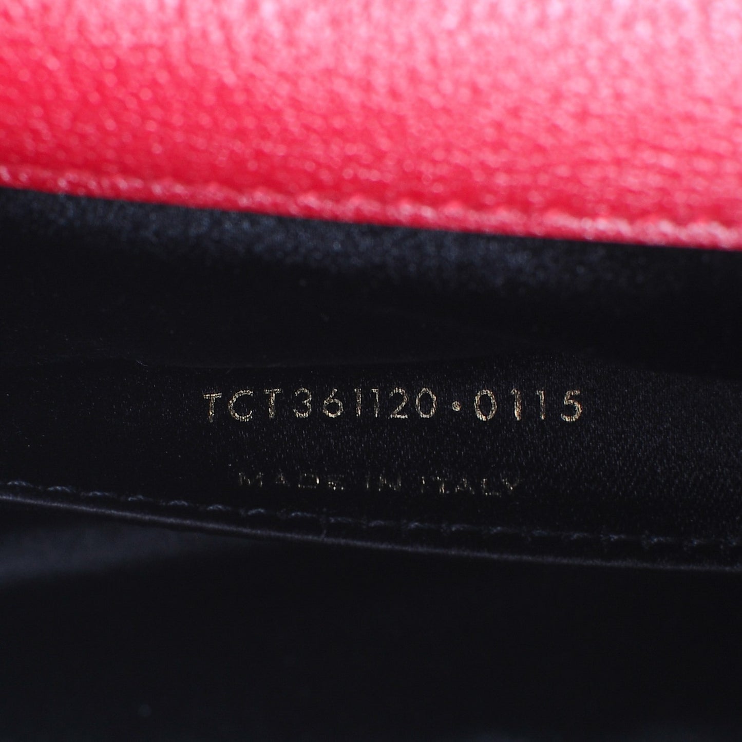 Calfskin Monogram Large Belle De Jour Clutch Red